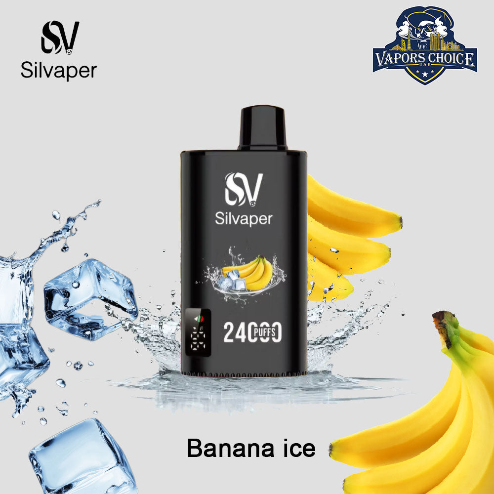 SILVAPER 24000 PUFFS (20mg) - DISPOSABLE VAPE Banana Ice UAE Abu Dhabi